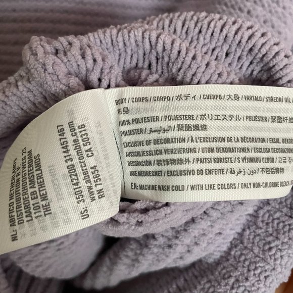 Hollister Lavender Chenille Mockneck Sweater - Picture 5 of 5